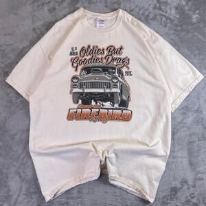 2015 Oldies But Goodies Drag Race Firebird Raceway Graphic T Shirt XL